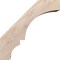 Ekena Millwork 5 1/2"W x 10"D x 10"H Balboa Smooth Knee Brace, Douglas Fir BRC06X10X10BOA00SDF - alternate 4